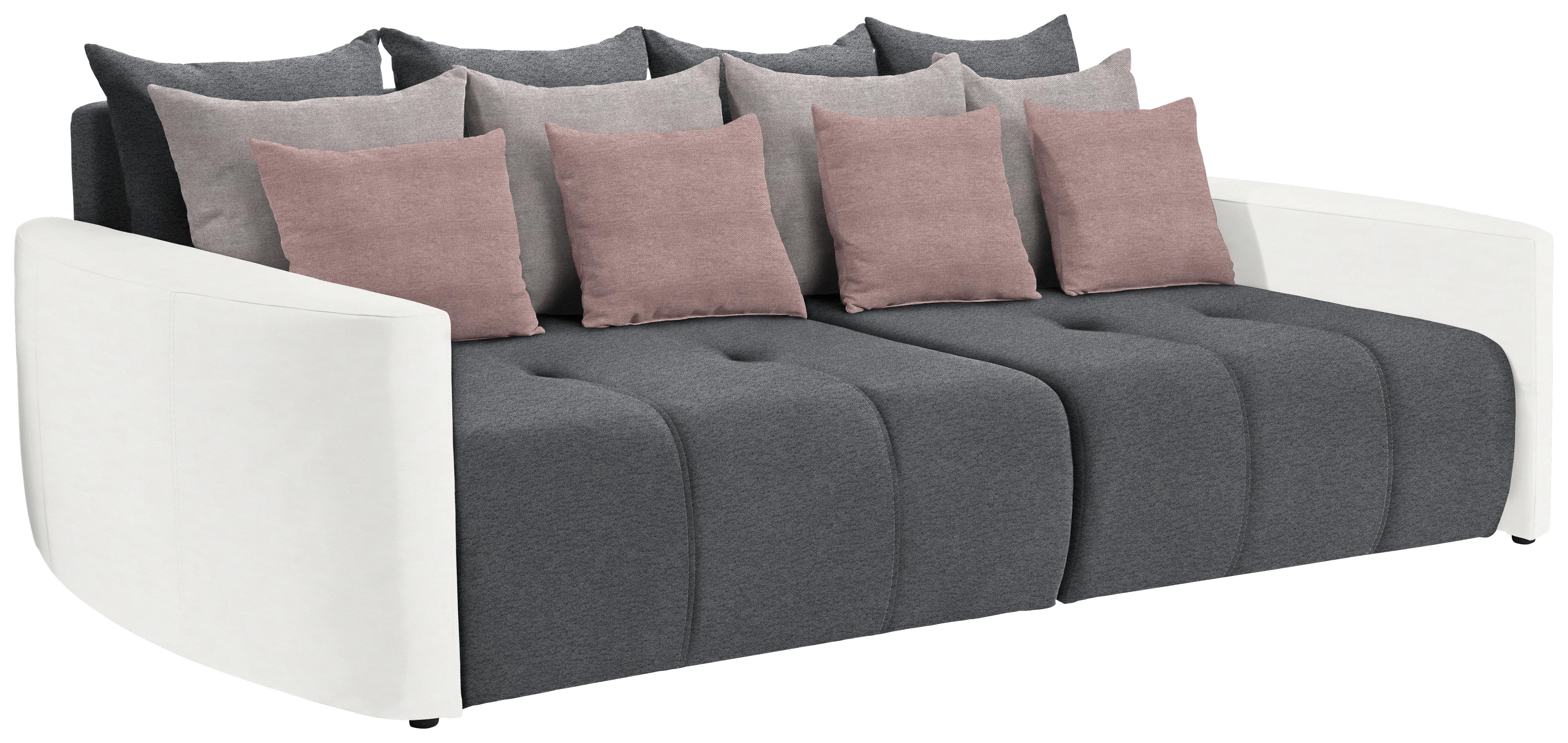 Veľká Pohovka Havanna - sivá/biela, Moderný, textil (290/80/140cm) - Luca Bessoni