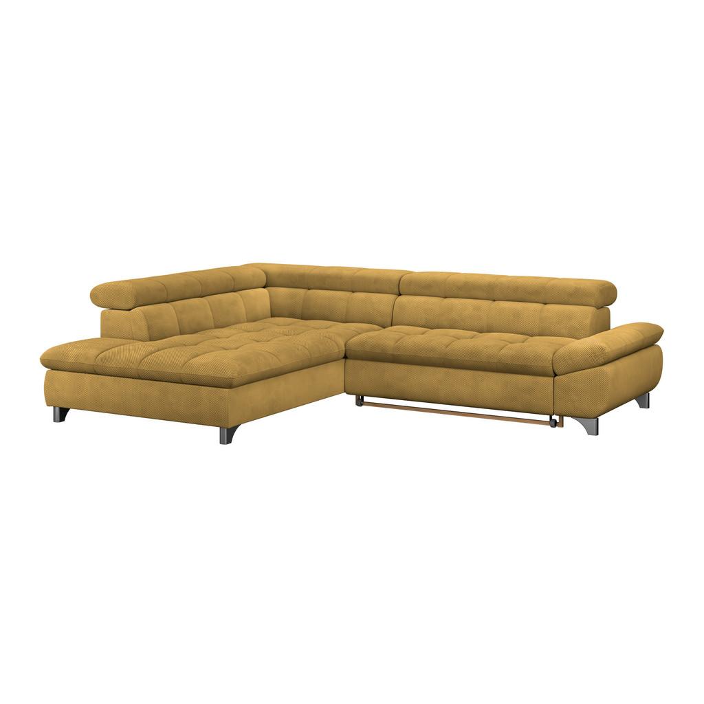 Ecksofa Gemini Senfgelb, B: 234cm