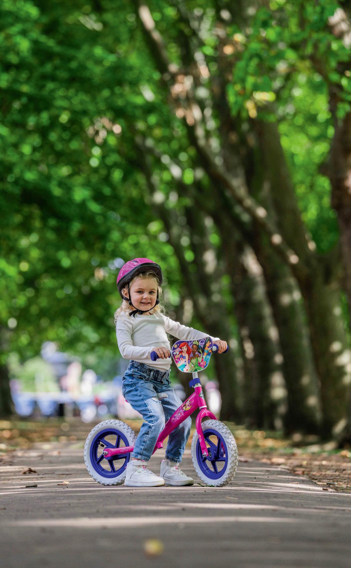 Laufrad Huffy Disneyprinzessin 12 Zoll, Pink Ab 18 Monate - Pink, Basics, Metall (44/87/64cm)