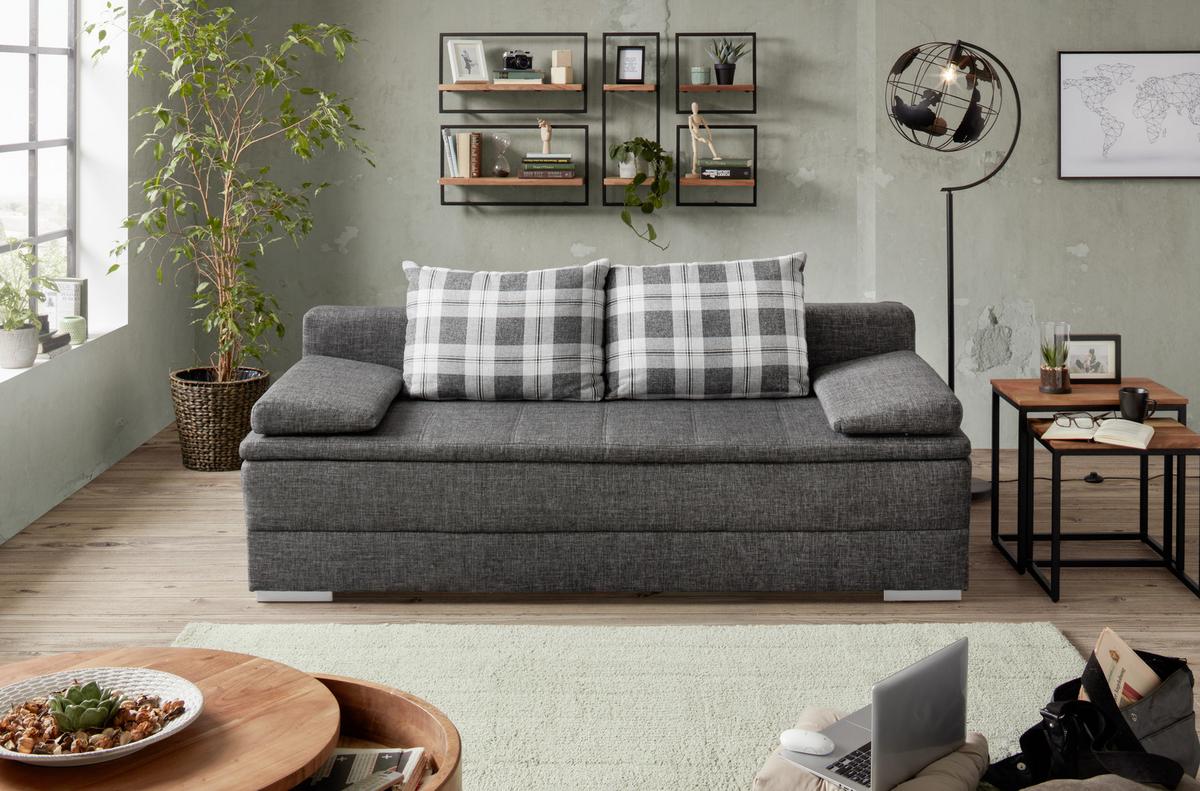 NÁSTENNÝ REGÁL ALIA -SB- - čierna/farba akácie, Modern, kov/drevo (25/75/25cm) - Mömax