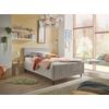 Polsterbett Peach - Hellgrau/Schwarz, MODERN, Holzwerkstoff/Textil (120/200cm) - MID.YOU
