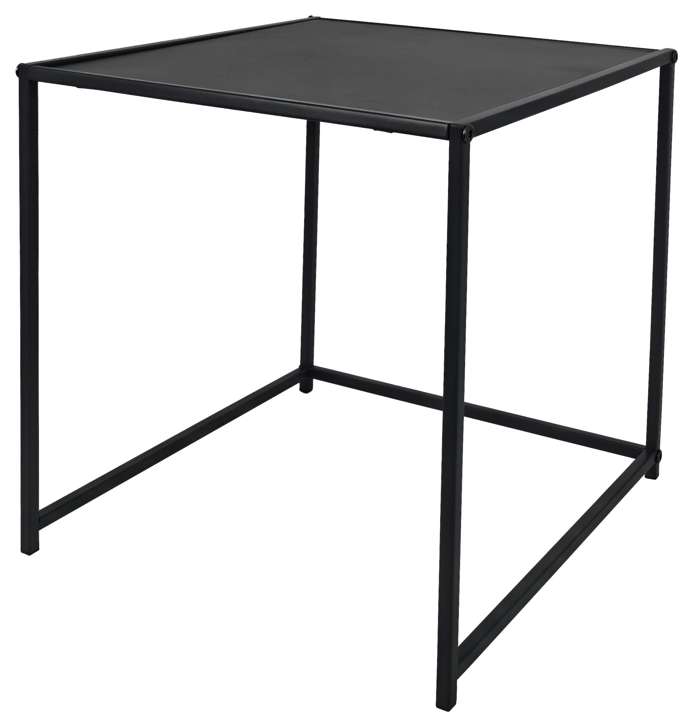 Satztisch Bali - Dunkelgrau, MODERN, Holzwerkstoff/Metall