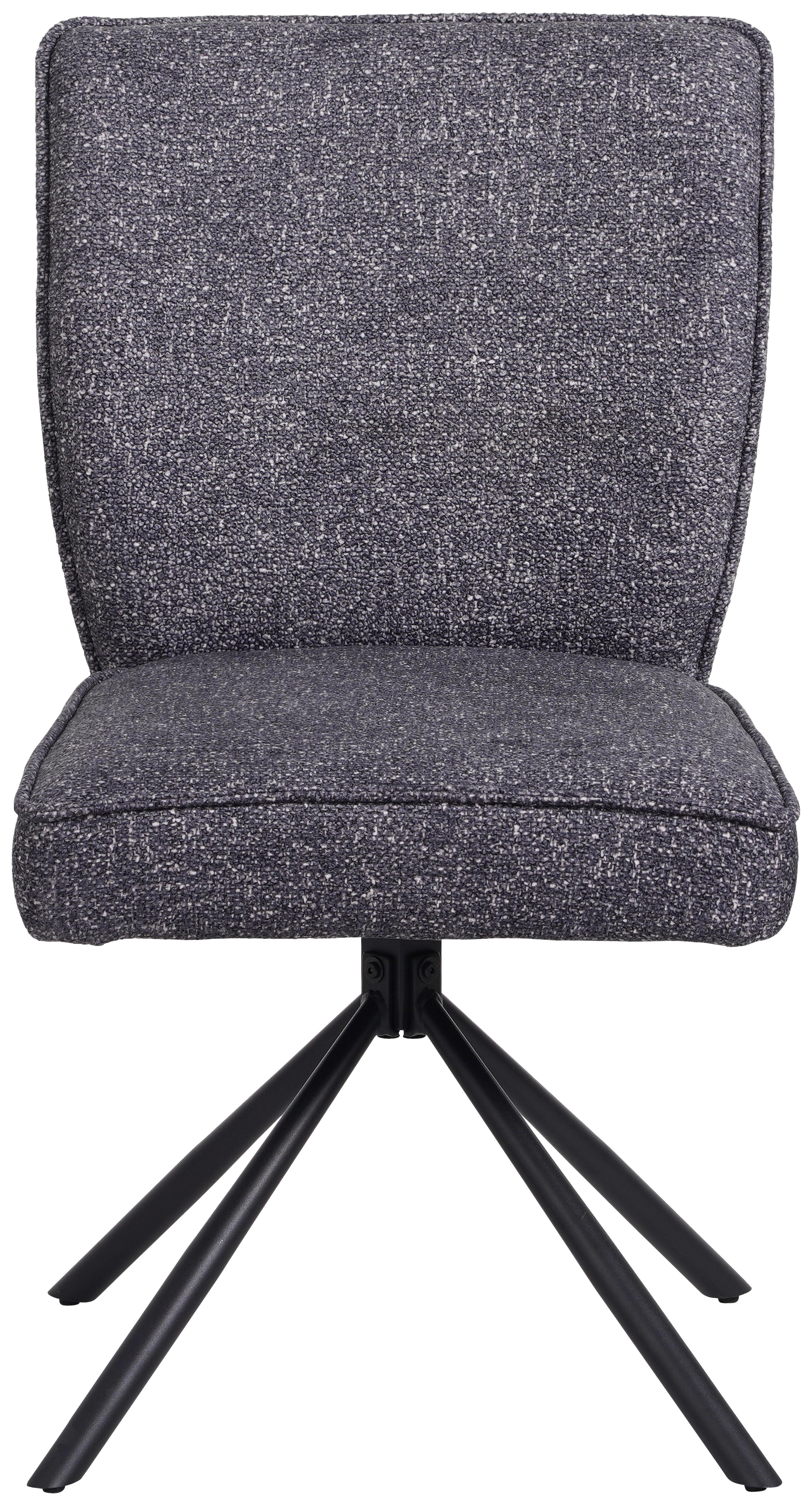 Négylábú Szék Ellen Giga-S - fekete/antracit, Modern, textil/fém (49/91/66cm)