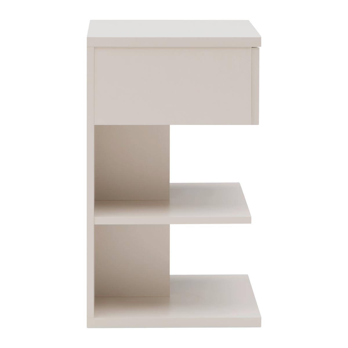 Noční stolek SUN, kašmírový - kašmírová, Moderní, kompozitní dřevo (39/65/39cm) - Mömax