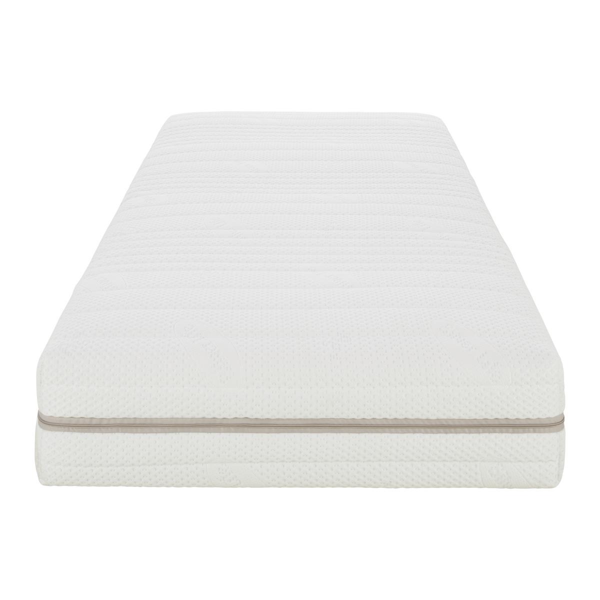 Taštičkový matrac FEEL 140/200 cm, H4 - biela, textil (140/200cm) - Premium Living