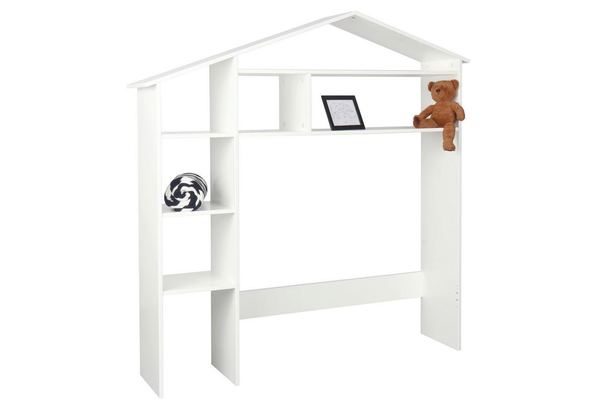 ÜBERBAUREGAL Weiß B: 148cm - Weiß, Design, Holz/Holzwerkstoff (148/155/31cm) - Livetastic
