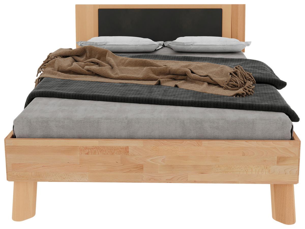 Bett Como Naturfarben /Kernbuche 140x200cm - Naturfarben/Kernbuche, MODERN, Holz (140/200cm) - MID.YOU