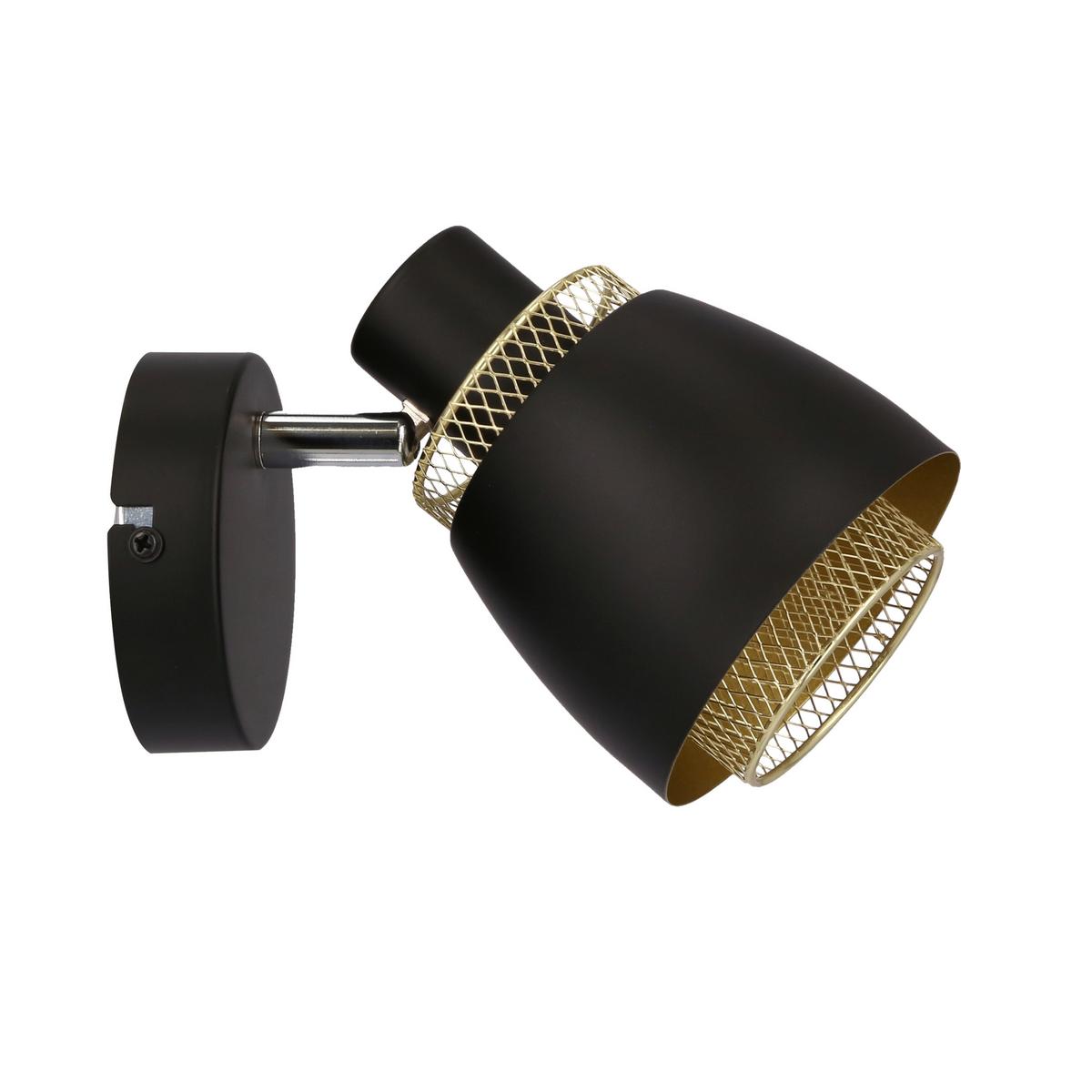 Strahler 41-13774 Aleksandria - Goldfarben/Schwarz, Design, Metall (16.5/10/12cm)
