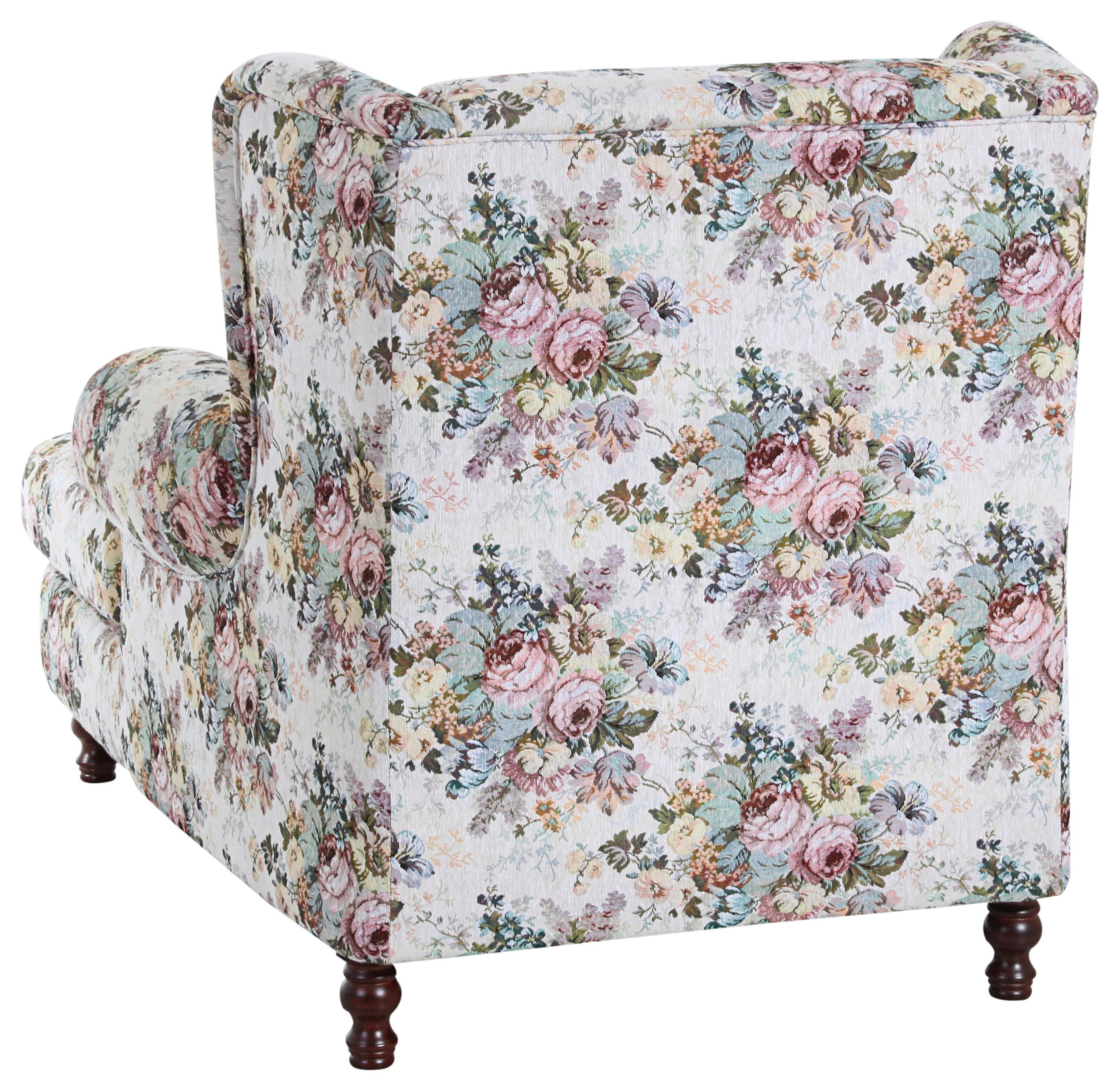 Xxl-sessel Mareille - Nussbaumfarben/Rosa, Design, Textil (103/103/149cm) - Max Winzer