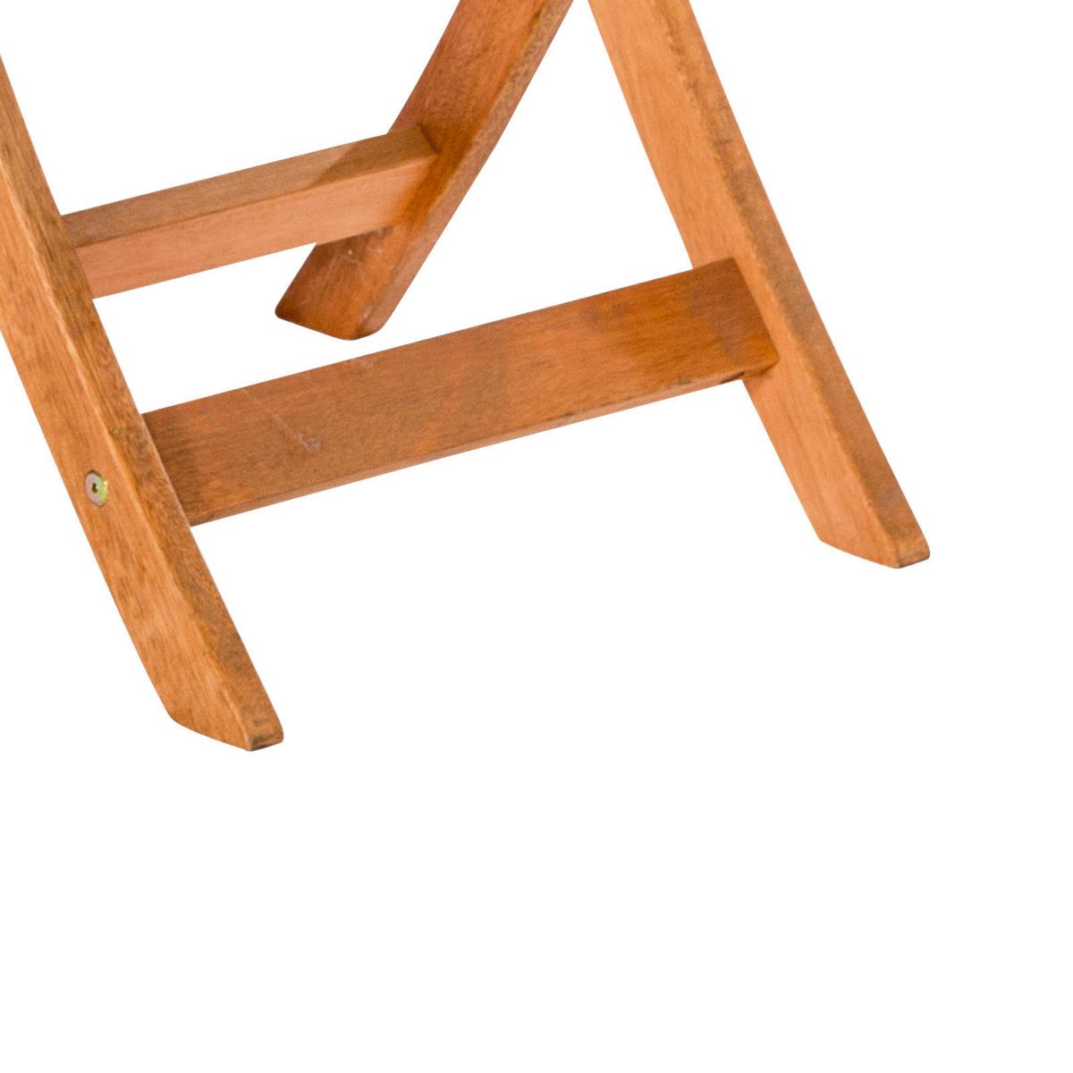Gartentisch Klappbar Echtholz Ø 65 cm - Naturfarben, KONVENTIONELL, Holz (65/75/65cm) - Gardenson
