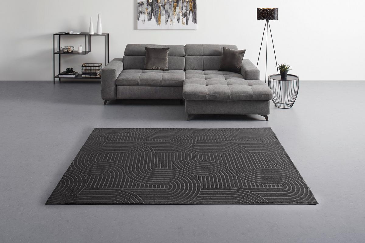 TKANÝ KOBEREC ZEN WEAVE - antracitová, Konvenční, textil (160/220cm) - Mömax