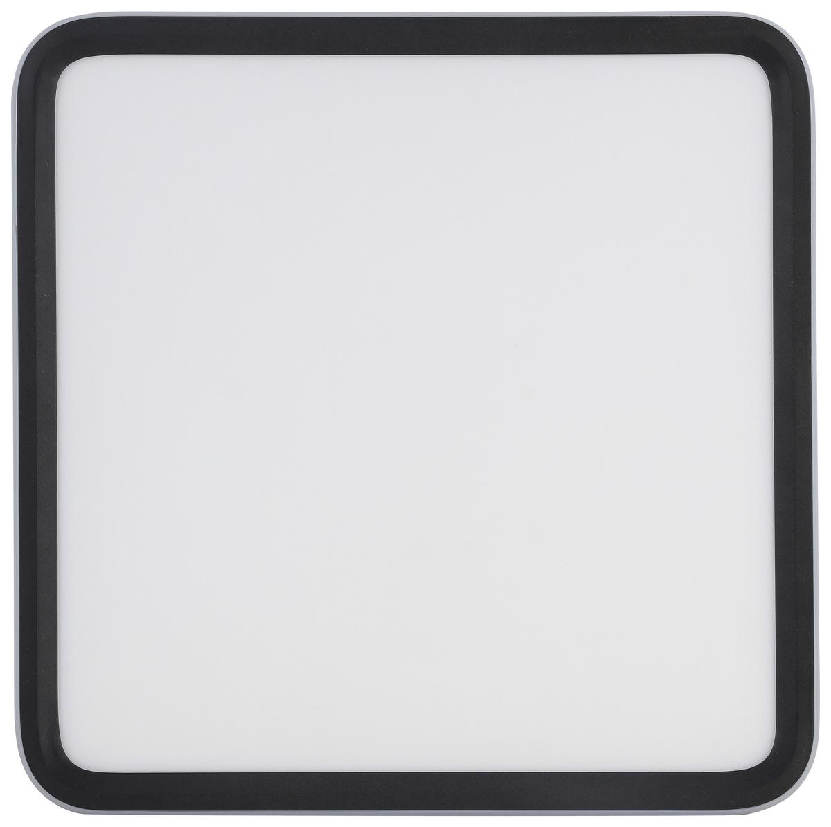 LED-stropné svietidlo MIYU - čierna/biela, Modern, kov/plast (45/45/5,5cm) - Bessagi Home