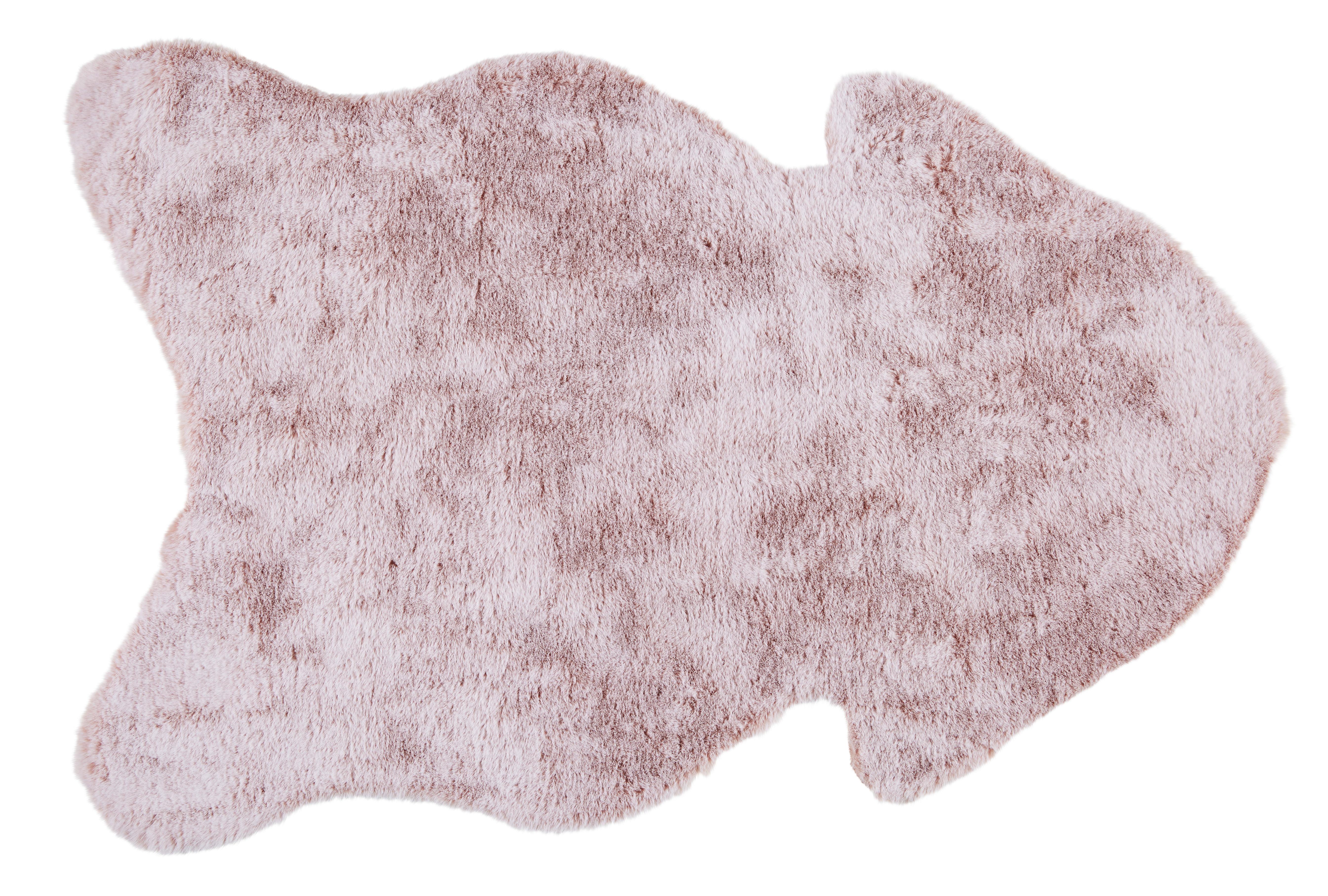Umelá Kožušina Sabrina, 60/90cm, Ružová - ružová, textil/kožušina (60/90cm) - Modern Living