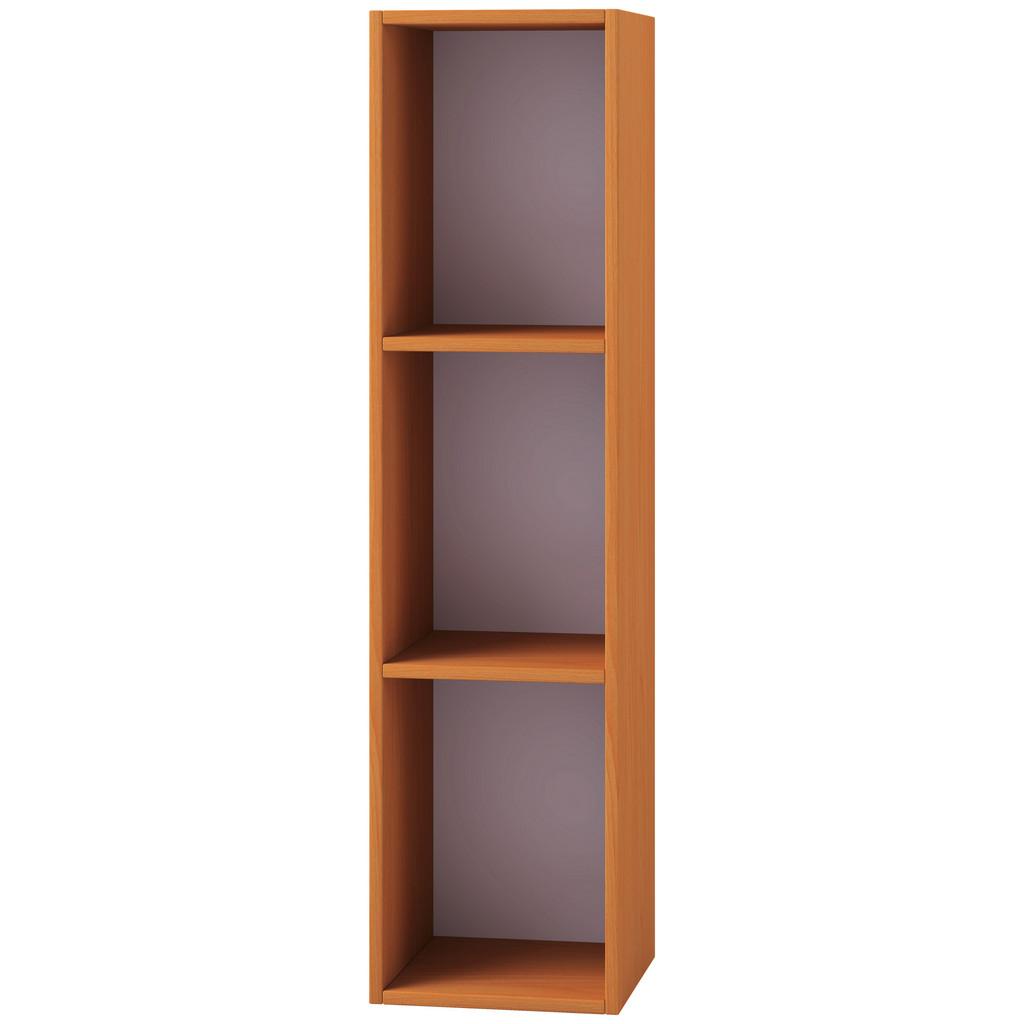 Schallplattenregal Platto 34 cm Buche Dekor