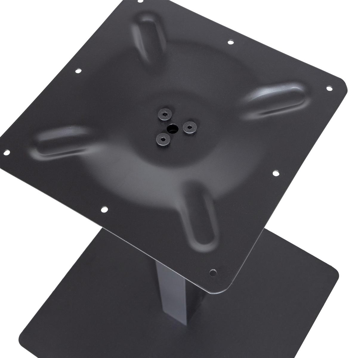TISCHGESTELL Tablo Schwarz L: 50cm - Schwarz, MODERN, Metall (50/50/72cm) - Livetastic