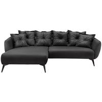 Ecksofa Baggio Schwarz S: 162x277 cm - Schwarz, MODERN, Textil (162/277cm) - Livetastic