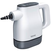DAMPFREINIGER 1350W, 0,4 Liter Tank - Schwarz/Weiß, Basics, Kunststoff/Textil (28,5/9,2/20,5cm) - Bono