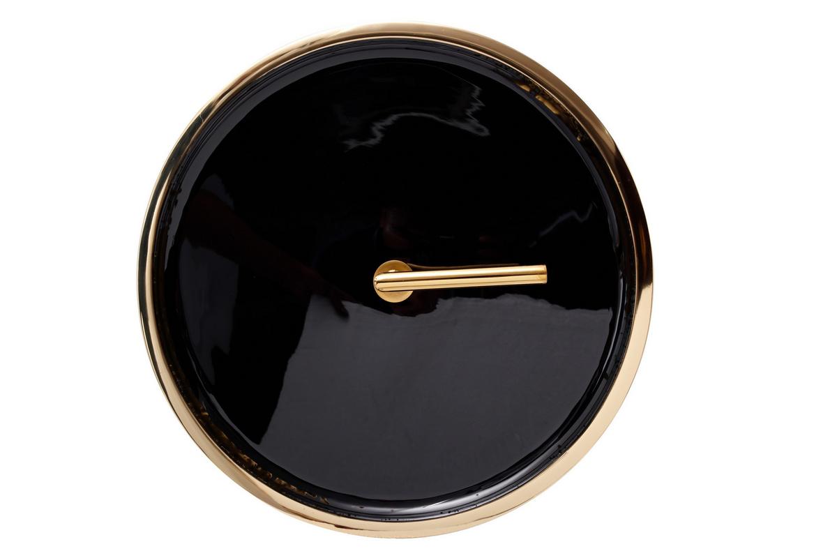 ODKLÁDACÍ STOLEK ART DECO - černá/barvy zlata, Design, kov (49,5/37cm) - MID.YOU