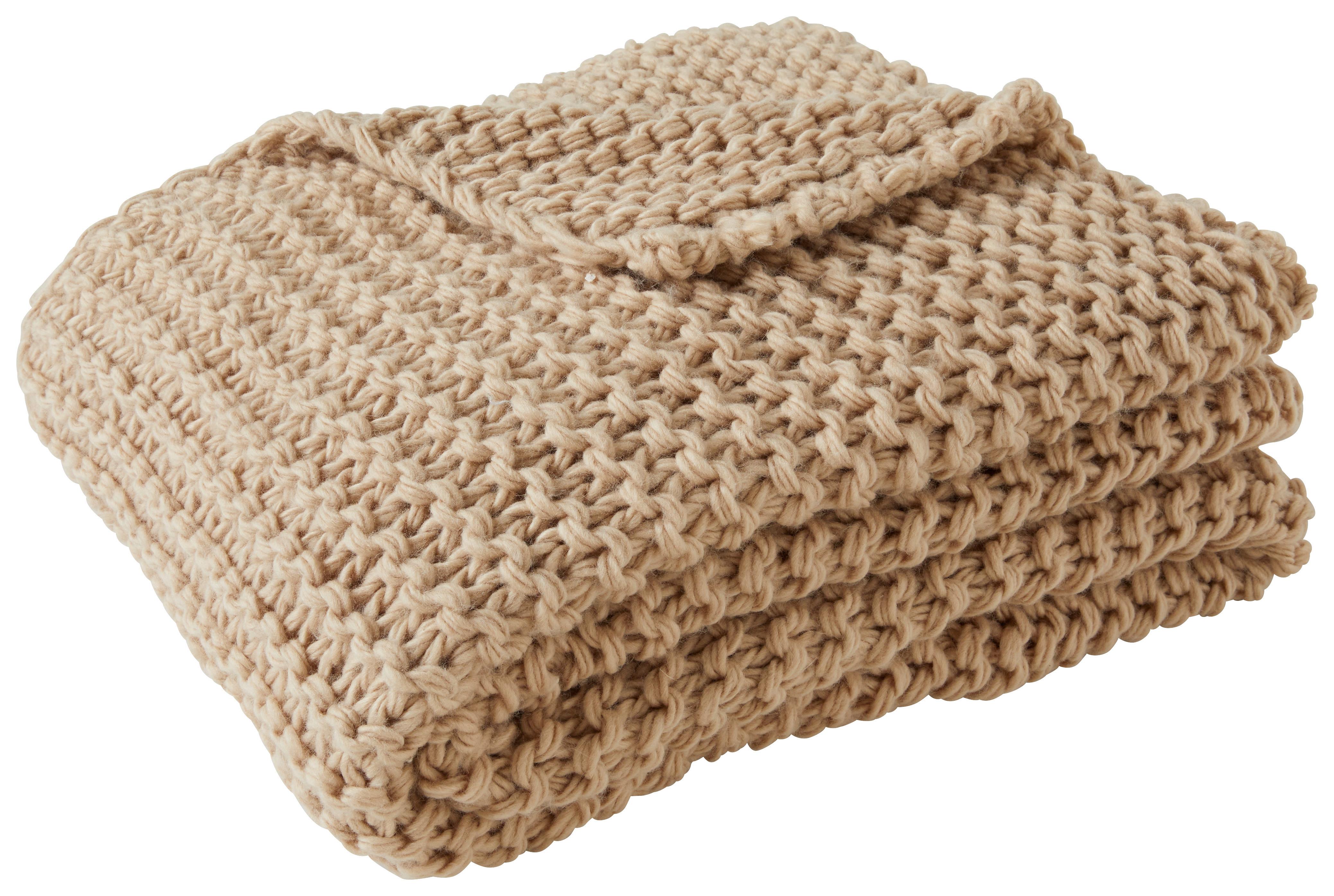 Mäkká Deka Emily, 110/160cm, Béžová - béžová, Romantický / Vidiecky, textil (110/160cm) - Premium Living