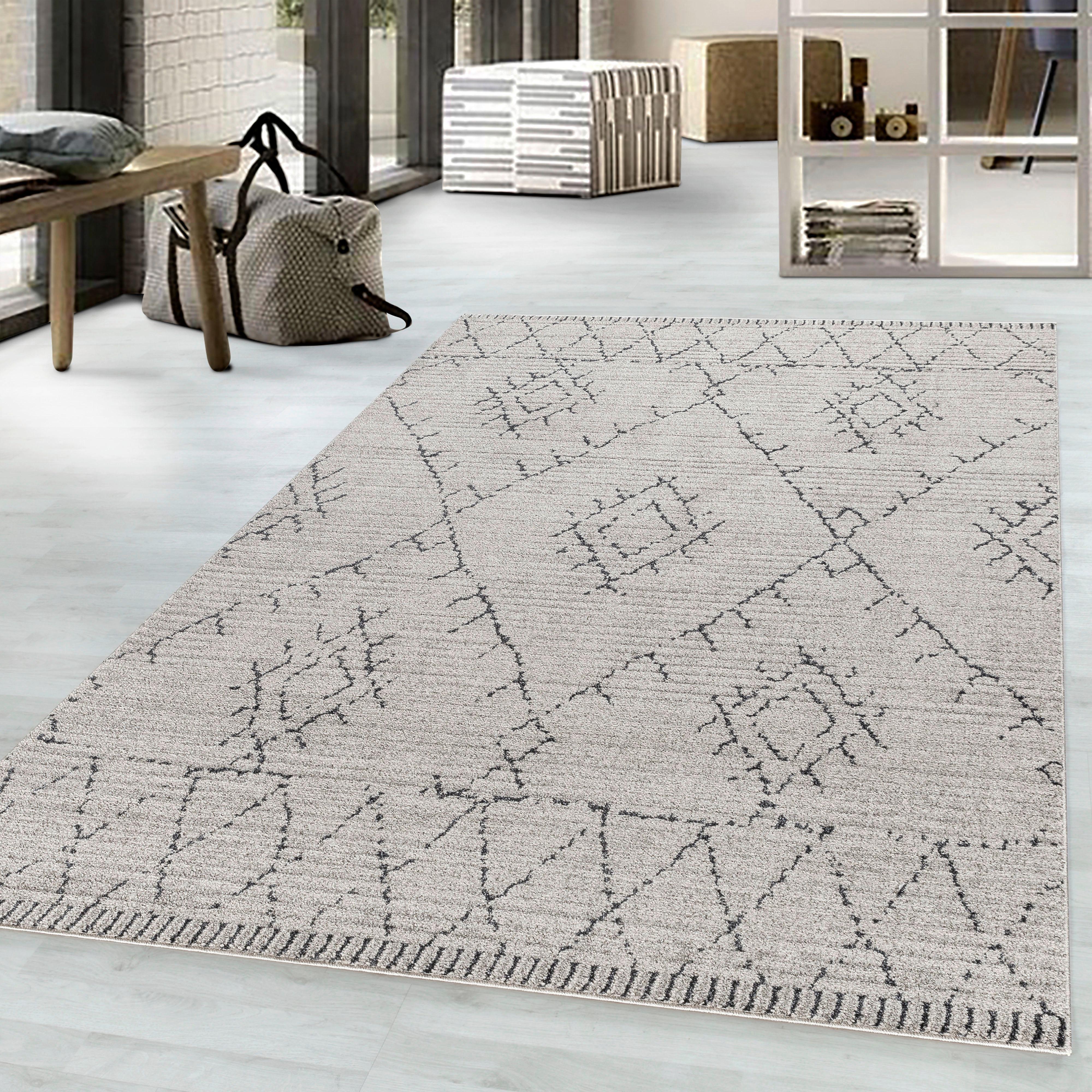 Webteppich Tasa - Beige, Design, Textil (160/230cm) - Novel