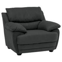 Polstersessel Mit Armlehnen Nebolo Anthrazit - Anthrazit/Schwarz, Design, Textil (117/97/100cm) - Livetastic