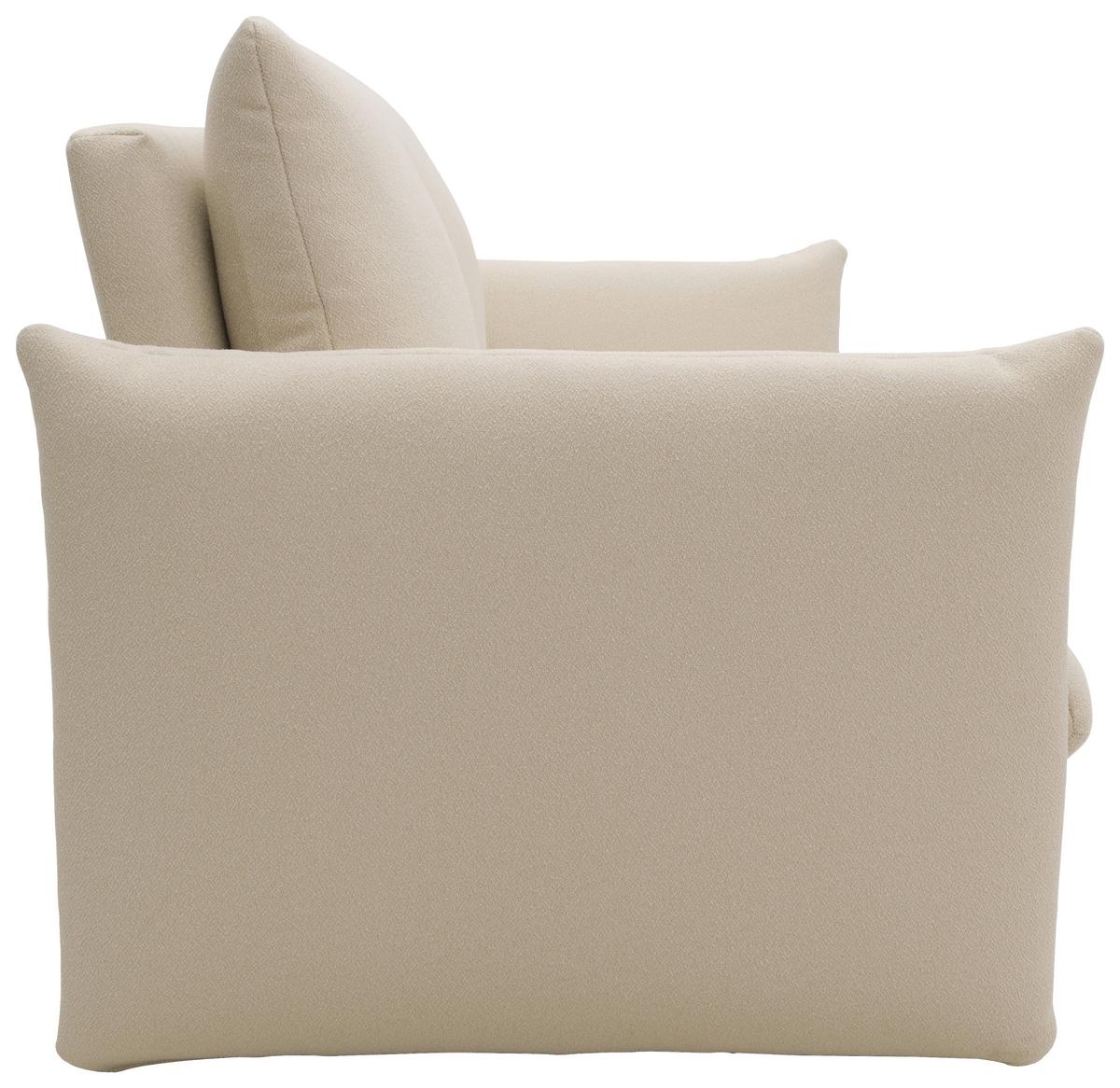 2-Sitzer-Sofa Looks Creme B: 180 cm - Creme, Design, Textil (180/100/97cm) - LOOKS by W.Joop