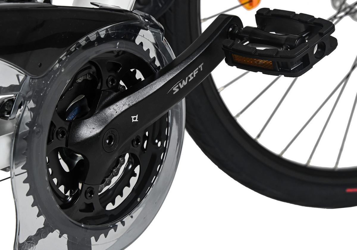 Trekkingrad Damen 28 Zoll - Weiß, Basics, Metall (25/140/60cm)