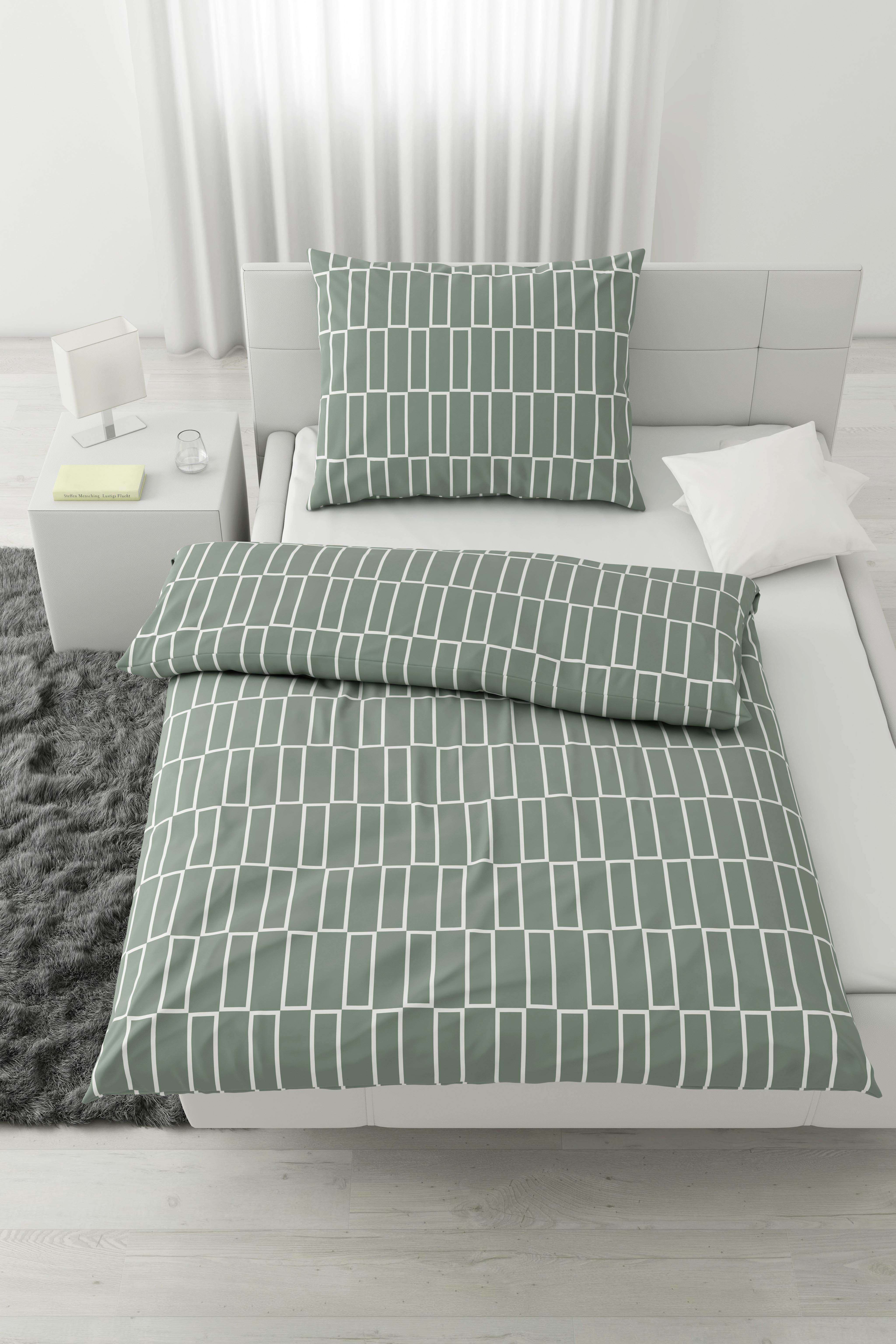 Posteľná Bielizeň Brigg, 140/200 Cm - čierna/sivohnedá, textil (140/200cm) - Modern Living