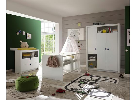 Babyzimmer Paula 3-teilig Weiß - Weiß, MODERN, Holzwerkstoff Babyzimmer Paula 3-teilig Weiß - Weiß, MODERN, Holzwerkstoff