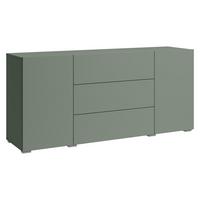 Sideboard 150cm Berlin 150 Salbeigrün - Salbeigrün/Grau, Design, Holzwerkstoff (150/68/38,5cm) - P & B