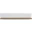 Falipolc Toronto - tölgy színű/fehér, modern, faanyagok (125/25/21cm) - OMBRA