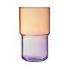 Trinkglas Grace - Koralle/Flieder, Design, Glas (320ml)