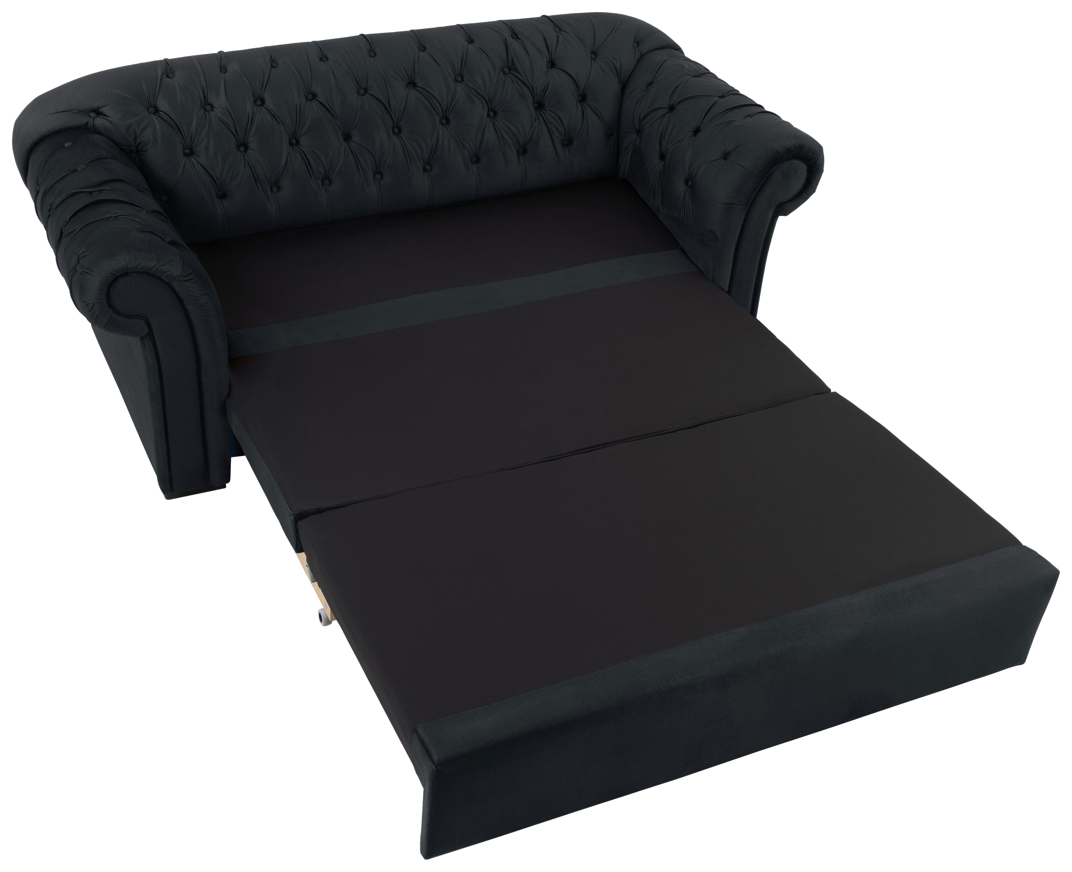 Schlafsofa Cupido - Anthrazit/Schwarz, Design, Textil (213/86/99cm) - MID.YOU