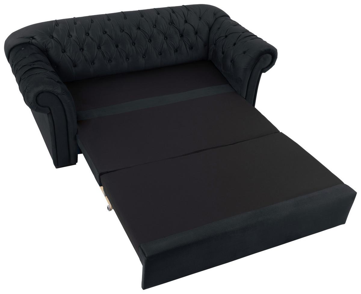 Schlafsofa Cupido - Anthrazit/Schwarz, Design, Textil (213/86/99cm) - MID.YOU