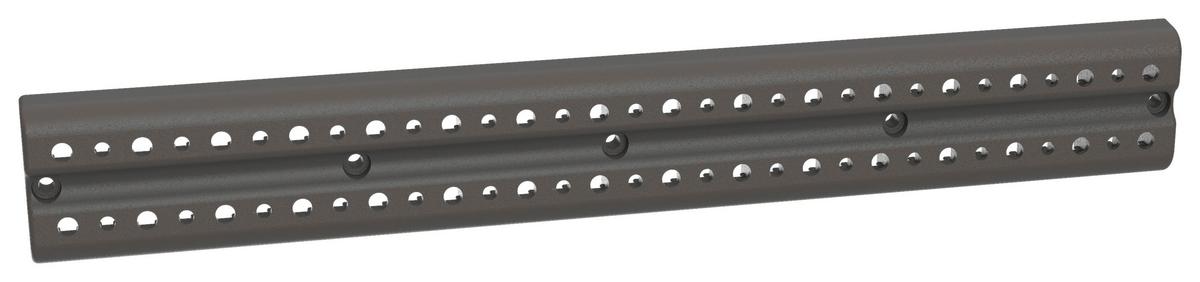 GERÄTEHALTER WERKZEUGHALTELEISTE, 2 STK. - Anthrazit, Basics, Kunststoff (40/6/2,5cm)