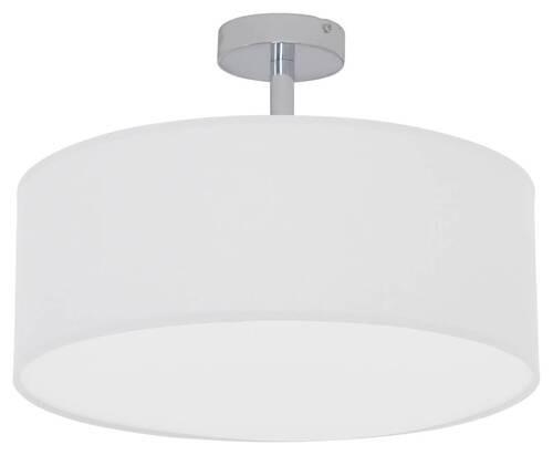 Deckenleuchte New York Ø 40 Cm 3-Flamming Mit Textilschirm - Weiß, Design, Textil/Metall (40/24cm) - Näve