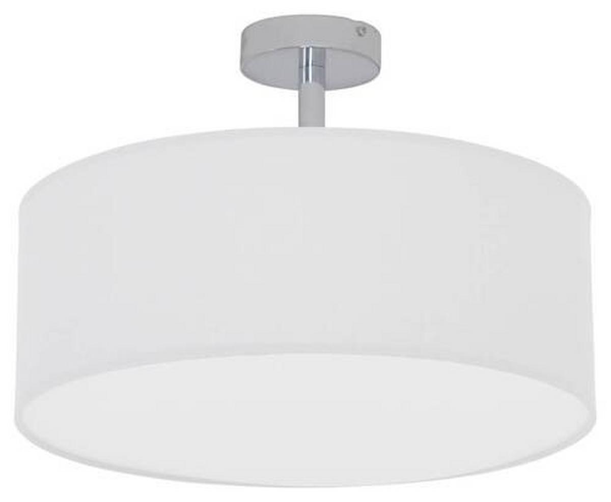 Deckenleuchte New York Ø 40 cm 3-Flamming mit Textilschirm - Weiß, Design, Textil/Metall (40/24cm) - Näve