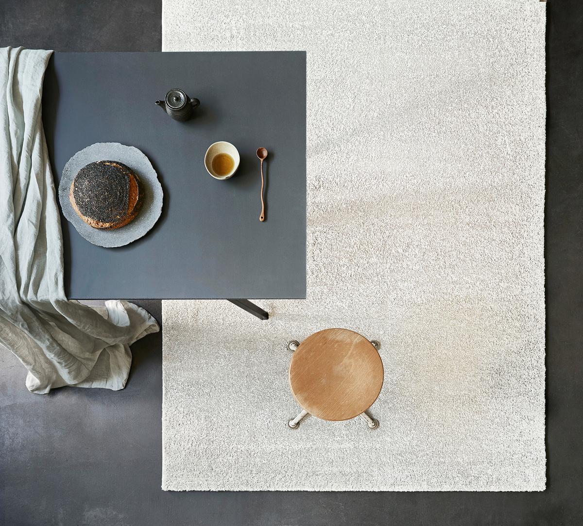 Webteppich Tilda - Weiß, Design, Textil (133/200cm) - WECON HOME BASIC