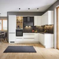 Eckküche Ip4050 315x185 Cm Weiß Hochglanz - Basics, Holzwerkstoff (315/185cm) - Impuls