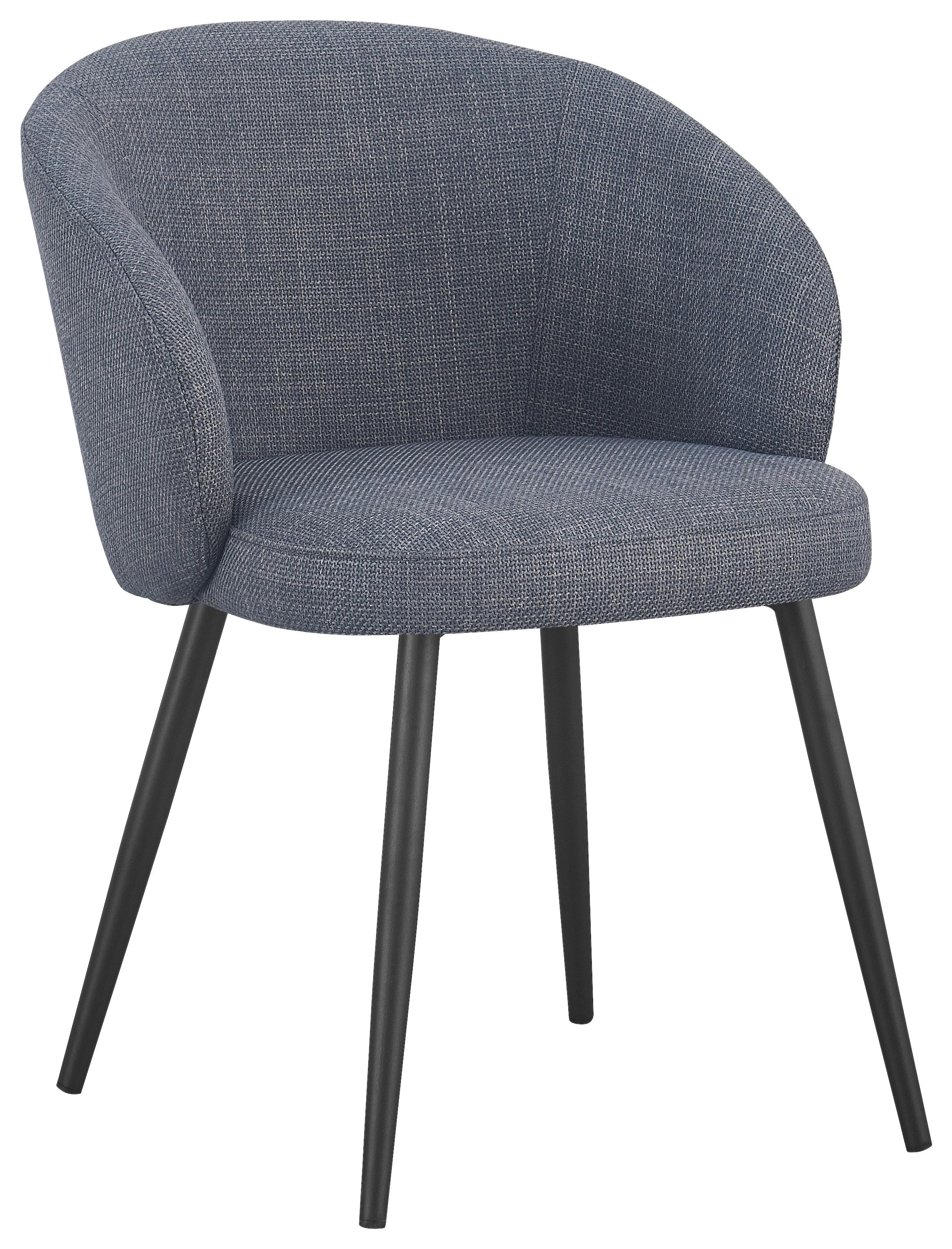 STOLIČKA NALA - čierna/sivá, Lifestyle, kov/textil (57/76/60cm) - Mömax