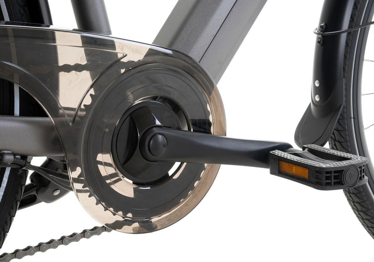 Elektrofahrrad Adore Anthrazit - Anthrazit, Basics, Metall (180/70/100cm)