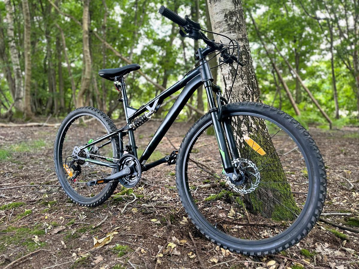 MOUNTAINBIKE HUFFY MARKER 26IN MOUNTAINBIKE - Schwarz, Basics, Metall (68/100/171cm)