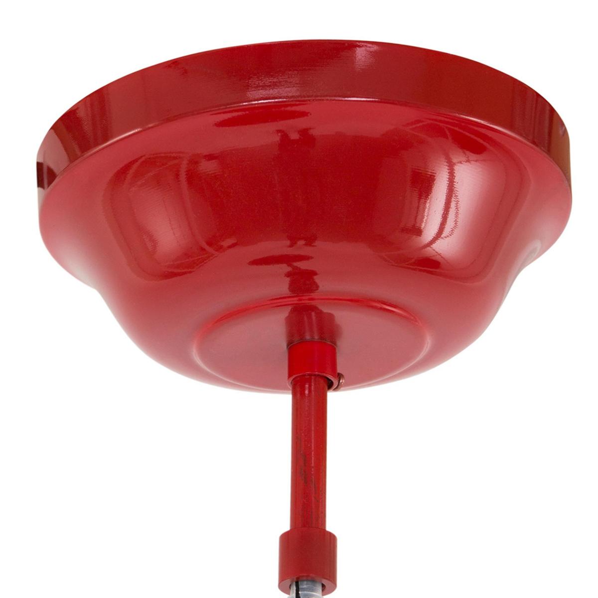 Pendelleuchte Eden - Rot, Trend, Metall (42/45-200/42cm)