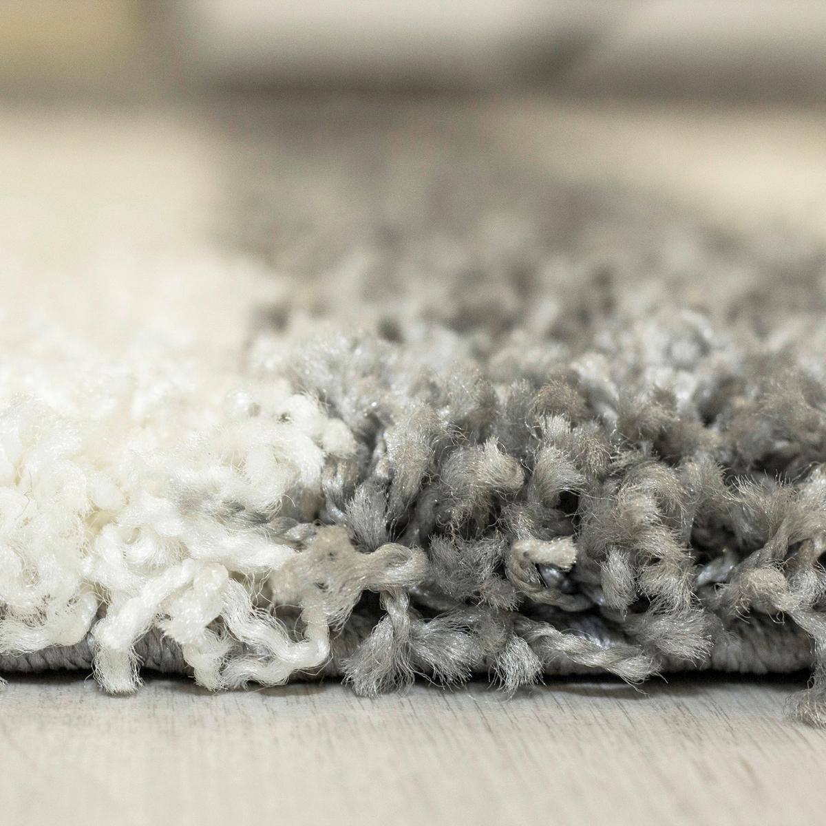 Hochflor Teppich Hellgrau Gala 200x290 Cm - Hellgrau, Design, Textil (200/290cm)