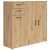 Komód Cabinet - Artisan tölgy, Modern, faalapú anyag (120/115/40cm)