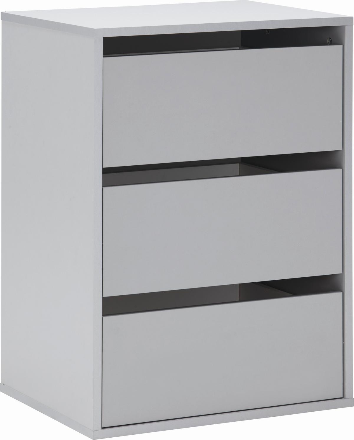 Fiókos Betét Express - szürke, műanyag/faalapú anyag (51/70,6/39,6cm)