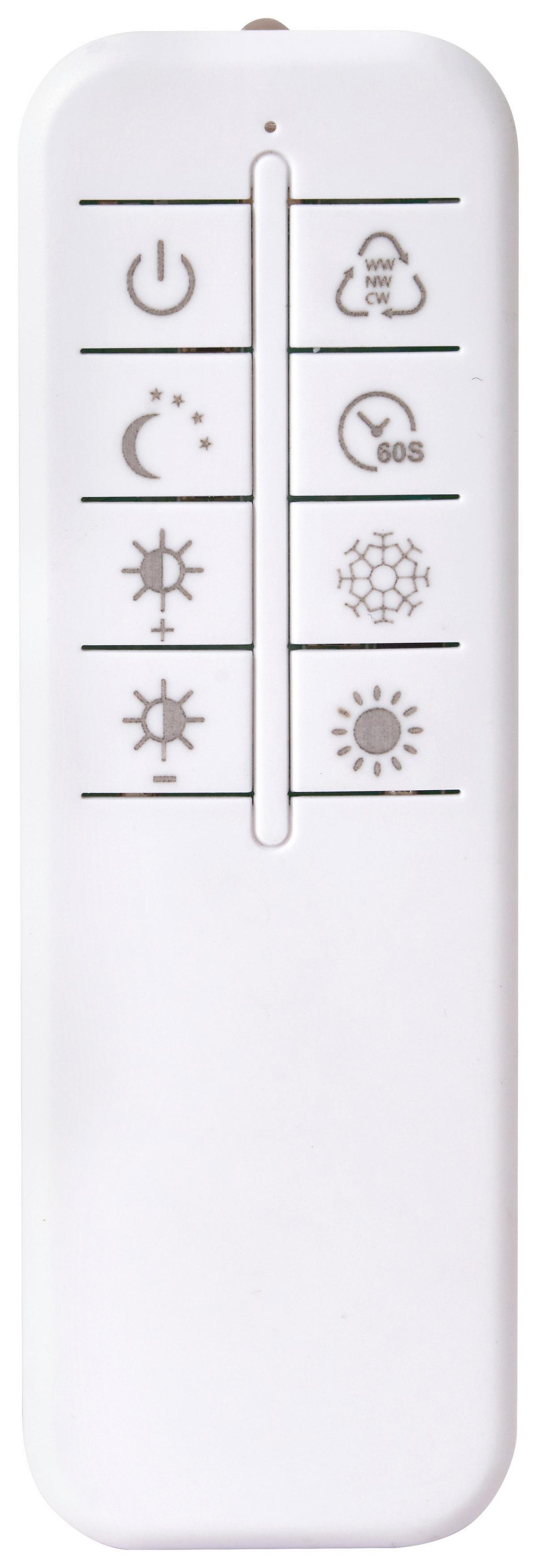 LED-Deckenleuchte Layla L: 99 cm 3-Fach Schaltbar - Opal/Schwarz, MODERN, Kunststoff/Metall (99/60/11,5cm) - Luca Bessoni