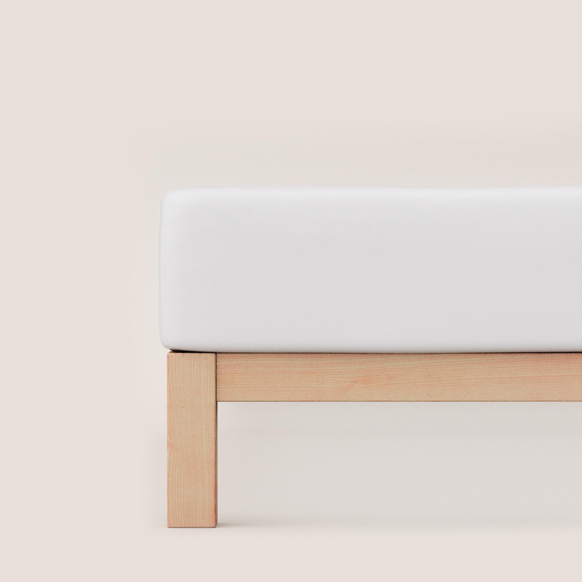 Spannleintuch Jersey Weiß 200-220x240 Cm - Weiß, Basics, Textil (200-220/240cm) - Schlafgut