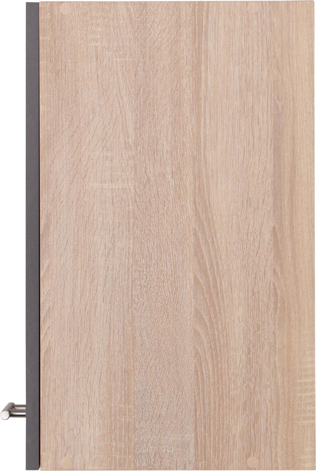 Küchenoberschrank Merle Grau, Eiche Dekor B:50cm - Eichefarben/Grau, Basics, Holzwerkstoff (50/56,1/34,6cm) - Respekta