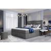Boxbett Vivre Grau Lf: 180x200 cm - Silberfarben/Grau, MODERN, Holz/Textil (180/200cm) - MID.YOU